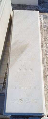 COHEN HAIM SALOMON de Gibraltar