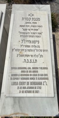 EDERY DE BENDAHAN LUISA